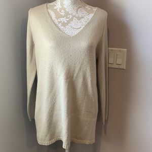 Merona Ladies' Cream Colored Sweater, XL